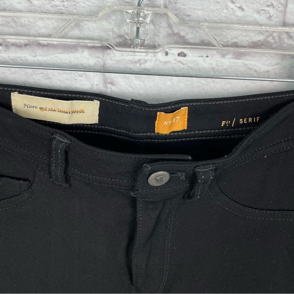 Pilcro & The Letterpress Black Serif Jeans Size 27 - Picture 3 of 4